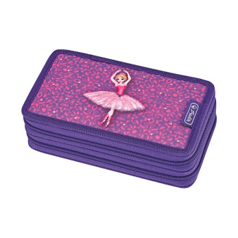 Пенал Ballerina, 2 молнии, 23 предмета