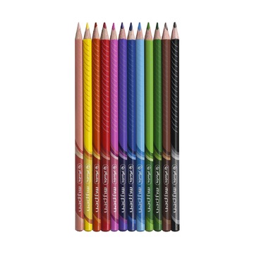 Карандаши цветные трехгранные My pen, 12шт