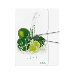 Папка с резинкой Fresh Fruit Лайм, А4