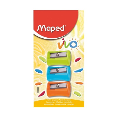 Точилка Maped Vivo, 3 шт