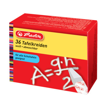 Мел белый, 36 шт