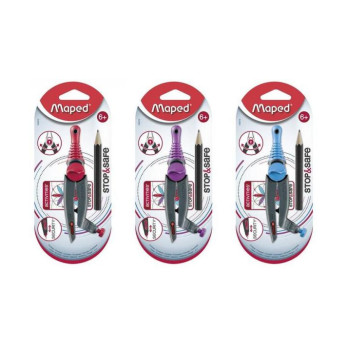 Готовальня Maped Stop System, 3 предмета