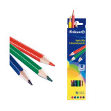 Карандаши шестигранные цветные Pelikan, 6 цветов, 3 мм