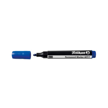 Маркер перманентный Pelikan 407 F, синий