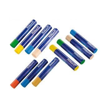 Мелки восковые пастельные Pelikan, 12 цветов
