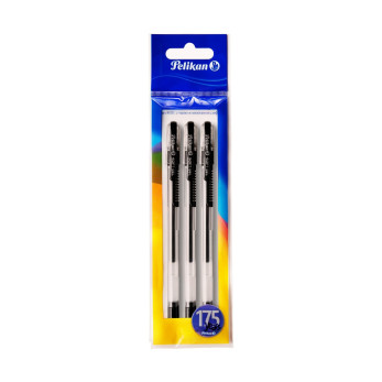 Ручки гелевые Pelikan Soft Gel, черные, 3 шт.
