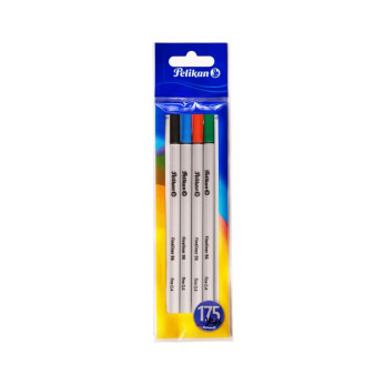 Ручки капилярные Pelikan Fineliner, 0.4 мм, 4 шт.