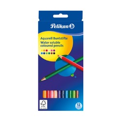Акварельные карандаши Pelikan, 12 цветов