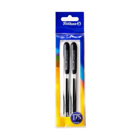 Ручки гелевые Pelikan Energy Gel, черные, 2 шт