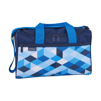 Сумка спортивная XL Blue Cubes