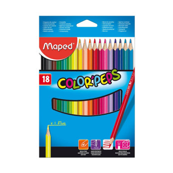 Цветные карандаши Maped Color'peps, 18 шт.