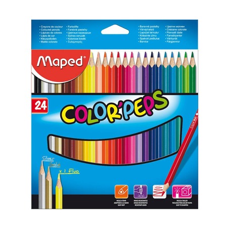 Цветные карандаши Maped Color'peps, 24 шт.