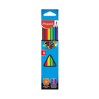 ​Цветные карандаши Maped Trio, 6 шт.
