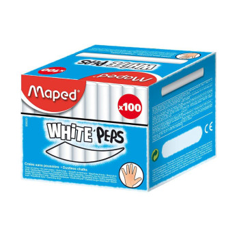 Мел Maped белый, 100 шт.