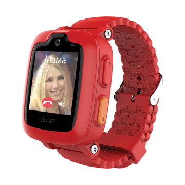Часы-телефон Elari KidPhone 3G, красные