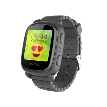 Часы-телефон Elari KidPhone 2, черные