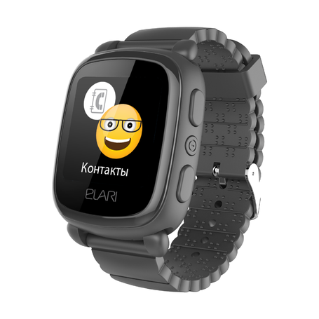 Часы-телефон Elari KidPhone 2, черные