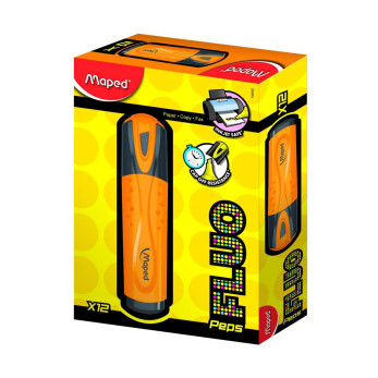 Текстовыделители Fluo Pep's​, оранжевый, дисплей