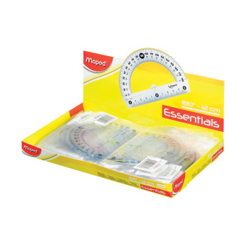 Транспортир 180 Essentials 146, 12 см