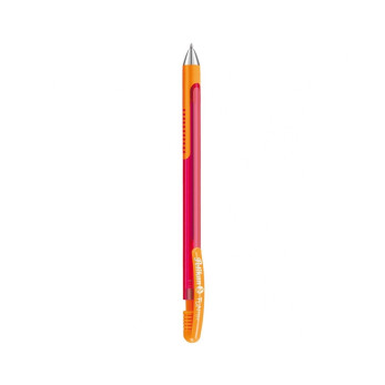 Ручка шариковая автоматическая Pelikan K27 Fun Pen Fancy, синие чернила, розовая