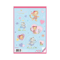 Альбом д/рисования Leonie Leo & friends голубой, А4, 50л