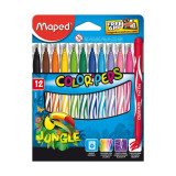 Фломастеры Maped Jungle, 12 шт.
